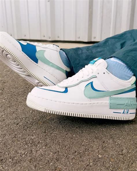 damen nike air force shadow|Nike Air Force 1 shadow trainers stone and blue.